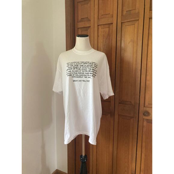 Jerzees Tops - Jerzees Massage Therapist Unisex Graphic Tee, Size XL